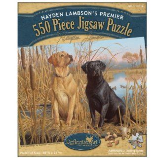 Reflective Art Cats and Dogs Jigsaw Puzzle, 550 Piece: Toys & Games
