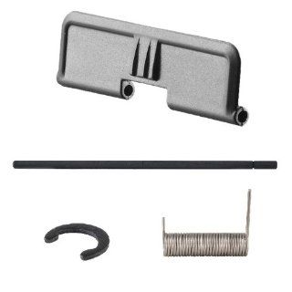Fab Defense Mako Stealth Black M16/AR15/M4 Adjustable Polymer Ejection Port Dust Cover + Ultimate Arms Gear US Made Port Ejection Cover Installation Assembly Spring Kit for AR15 AR 15 .223 556 5.56 Includes Hinge Pin, Spring and C Retaining Clip : Hunting 