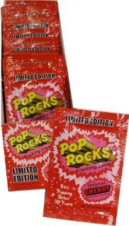 Pop Rocks Strawberry Popping Candy 18 count : Grocery & Gourmet Food