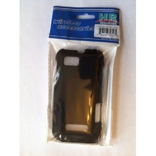 Black Hard Case Snap On Rubberized Cover For Motorola Defy XT / XT556: Cell Phones & Accessories