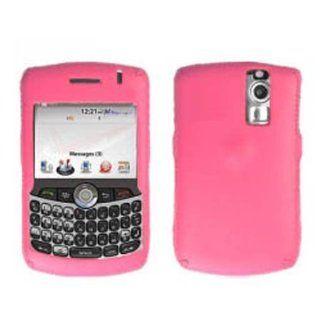 Hard Plastic Snap on Cover Fits RIM Blackberry 8300 8310 8320 8330 Curve Leather Hot Pink Executive AT&T, Sprint, Verizon: Cell Phones & Accessories