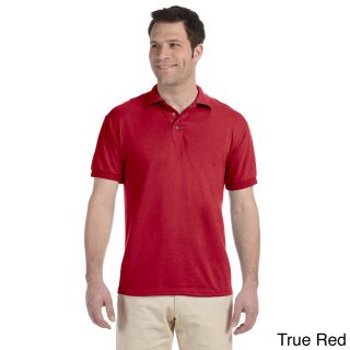 Jerzees Mens Heavyweight Blend Jersey Polo Shirt Red Size XXL