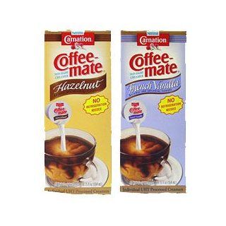 Coffee Mate French Vanilla & Hazelnut Liquid Creamer Combo : Nondairy Coffee Creamers : Grocery & Gourmet Food
