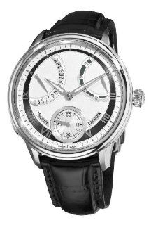 Maurice Lacroix Men's MP7268 SS001110 MasterPiece Silver and Grey Frame Dial Watch: Maurice Lacroix: Watches
