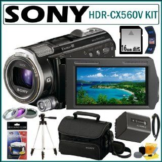 Sony HDR CX560V 1080p High Definition 64GB Handycam Camcorder with Wide Angle Digital Cameras  Camera & Photo