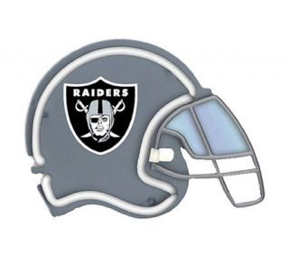 NFL Oakland Raiders Neon Football Helmet —