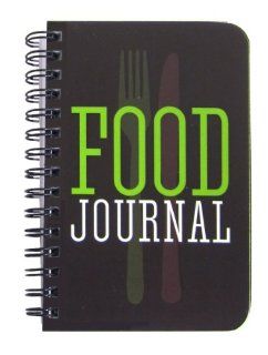 BookFactory Food Journal / Food Diary / Diet Journal Notebook, 120 Pages   5" x 7", Durable Thick Translucent Cover, High Quality Wire O Binding (JOU 120 57CW A (Food)) : Record Books : Office Products