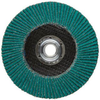 3M Flap Disc 577F, T27 Giant, Alumina Zirconia, Dry/Wet, 4 1/2" Diameter, 40 Grit, 5/8" 11 Thread Size (Pack of 1): Abrasive Flap Discs: Industrial & Scientific