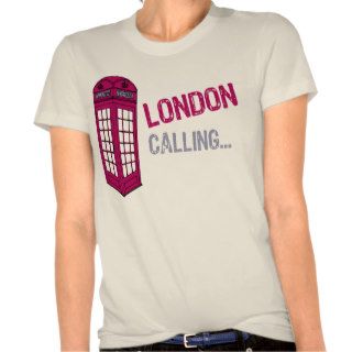 London Calling (Pink) Shirts
