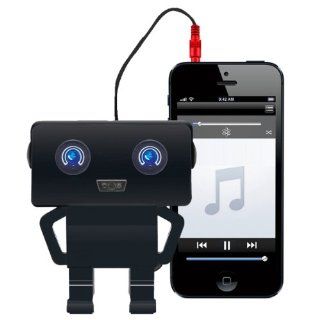 Vibe Sound VSAU 573 BLK Loud Bot Stereo Sound Speaker   Retail Packaging   Black Cell Phones & Accessories