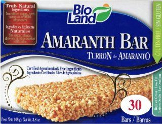 Bioland Amaranth Bar   30 Bars : Granola And Trail Mix Bars : Grocery & Gourmet Food