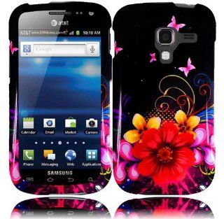 For Samsung Exhilarate i577 Hard Design Cover Case Delusional Flower: Cell Phones & Accessories