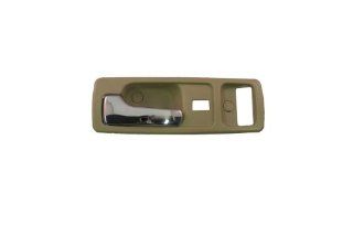 Honda Accord Tan Beige Inside Front Driver Side Replacement Door Handle with Power Lock and Chrome Lever: Automotive