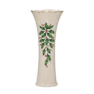 Lenox Holiday Pierced Medium 8.5 Inch Vase: Kitchen & Dining