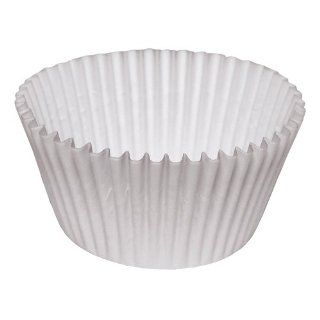 Hoffmaster BL214 5 1/2SP Fluted Bake Cup, 4 1/2 Ounce Capacity, 5 1/2" Diameter x 1 1/2" Height, White (3 Packs of 500): Industrial & Scientific