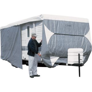 Classic Accessories PolyPro III Deluxe Travel Trailer Cover — Fits 30ft.-33ft.  RV   Camper Covers