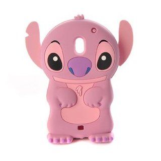 United Electek Cute 3D Silicone Stitch Case Cover for Samsung Galaxy Nexus i9250   Pink Cell Phones & Accessories