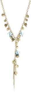 Kenneth Cole New York "Capri" Blue Cluster Shaky Y Neck, 19": Chain Necklaces: Jewelry