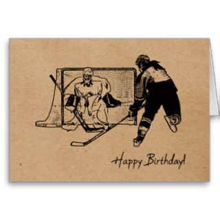 Happy Birthday! Hockey Card   Female
