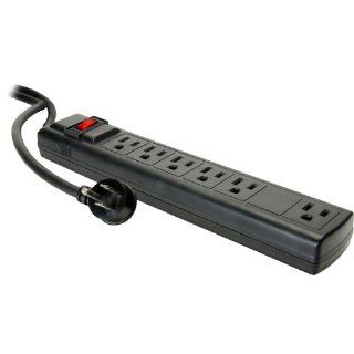 5+1 Outlet Strip 3 ft. Cord and Circuit Breaker/Switch UL: Electronics