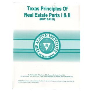Texas Principles of Real Estate Parts I & II (#0111 & 0112): Charles J Jacobus: 9780324661156: Books