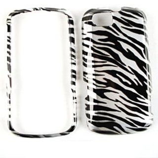 CELL PHONE CASE COVER FOR MOTOROLA ADMIRAL XT603 TRANS ZEBRA PRINT: Cell Phones & Accessories
