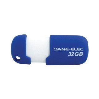Dane Elec Da Zmp 32G Ca A1 R Capless Usb Pen Drive (32Gb; Blue): Computers & Accessories