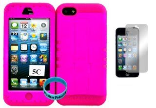 2013 New Release Apple iPhone 5C Barbie Cover Case Plastic on Pink Skin (Included Screen Protector and Wristband Exclusively By Wirelessfones TM): Cell Phones & Accessories
