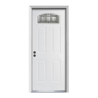 ReliaBilt Prehung Inswing Steel Entry Door (Common: 34 in x 80 in; Actual: 35.5 in x 81.75 in)