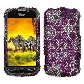 HTC myTouch 4G Freeze Diamante Protector Cover Case: Cell Phones & Accessories