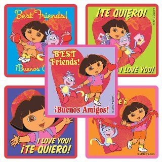 Dora the Explorer Valentine Stickers   75 Per Pack: Toys & Games