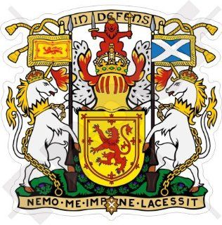 SCOTLAND Scottish Royal Coat of Arms Badge Crest UK 90mm (3.5") Vinyl Bumper Sticker, Decal: Everything Else