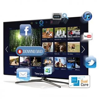 Samsung 46” LED 3D 1080p HD Wi Fi Smart TV with Smart Touch Remote and 3D