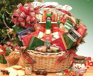 Holiday Celebrations Holiday Gift Basket  Medium : Gourmet Snacks And Hors Doeuvres Gifts : Grocery & Gourmet Food