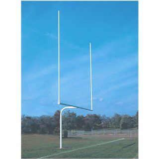 Jaypro Sports FBGP 620 5 ft. High School Goal Post White Semi permanent : Football Goalposts : Sports & Outdoors