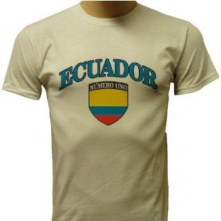 Ecuador T shirt, World Cup Soccer Pride T shirt, Numero Uno T shirt: Sports & Outdoors