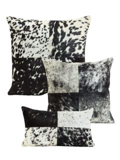 Black and White Cowhide Pillows (Set of 3) by Jamie Young