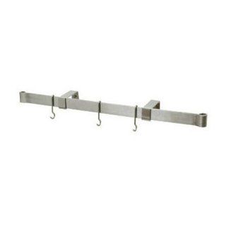 Enclume RB 36 SS Premier 36 Inch Rolled End Bar Wall Rack, Stainless Steel Kitchen & Dining