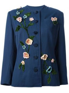 Bill Blass Vintage 1980's Floral Jacket