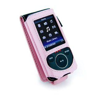 Tuff Luv leather case cover for ((Sony Walkman S Series NWZ S630 NWZ S730 / NWZ S638 NWZ S639 NWZ S636 NWZ S736 NWZ S738 NWZ S739)   Pink: MP3 Players & Accessories