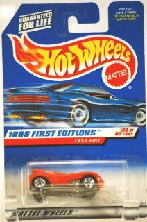 Mattel Hot Wheels 1998 First Editions 1:64 Scale Red Cat A Pult Die Cast Car #631: Toys & Games