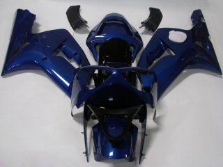 2003 2004 Kawasaki Ninja ZX 6R 636 ZX6R Blue Complete Fairing Set Cowl: Automotive