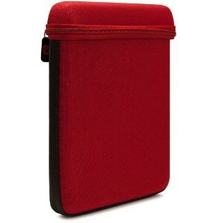 Apple iPad Accessories: Exclusive Limited Edition Tilt Stand RED EVA iCap iPad Cube Hard Nylon Case for iPad (Compatible with all versions of iPad Touch Tablet 8GB 16 GB 32 GB 64 GB) Case its " Tsa Compliant Checkpoint Friendly " + Includes an eB