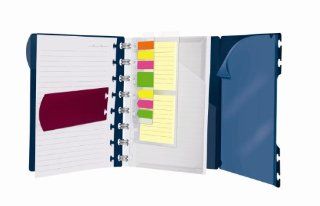 Ampad Versa 6X9 Spiral Notebook   Wide Ruled Paper   Navy (25 635) : Subject Notebooks : Office Products