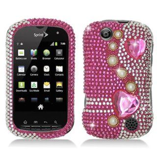 Aimo KYOC5120PCLDI636 Dazzling Diamond Bling Case for Kyocera Milano/Jitterbug Touch C5120   Retail Packaging   Pearl Pink: Cell Phones & Accessories
