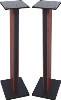 American Recorder Technologies Studio Monitor Speaker Stand Pair Rosewood: Musical Instruments