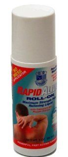 Rapid Alivio Roll On Pain Relieving 3 Oz   Rapid Relief   With Menthol & Capsaicin Hot Pepper Extract for Muscle, Joints, Arthritis Pain Reliever: Health & Personal Care