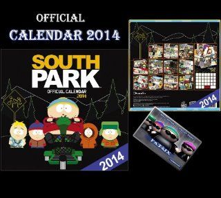 SOUTH PARK OFFICIAL CALENDAR 2014 + SOUTH PARK FRIDGE MAGNET   Wall Calendars