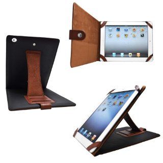 CrazyOnDigital Designer Tablet Stand Leather Case for "The New iPad" 3rd Gen 2012 Model & Apple iPad 2 / iPad 3 3rd Generation / iPad HD Tablet AT&T Verizon 4G LTE (Black Brown) Computers & Accessories