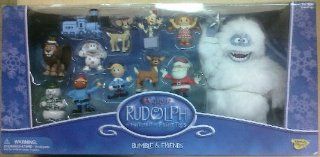 Rudolph the Red Nosed Reindeer Bumble & Friends Figurine Set: Toys & Games